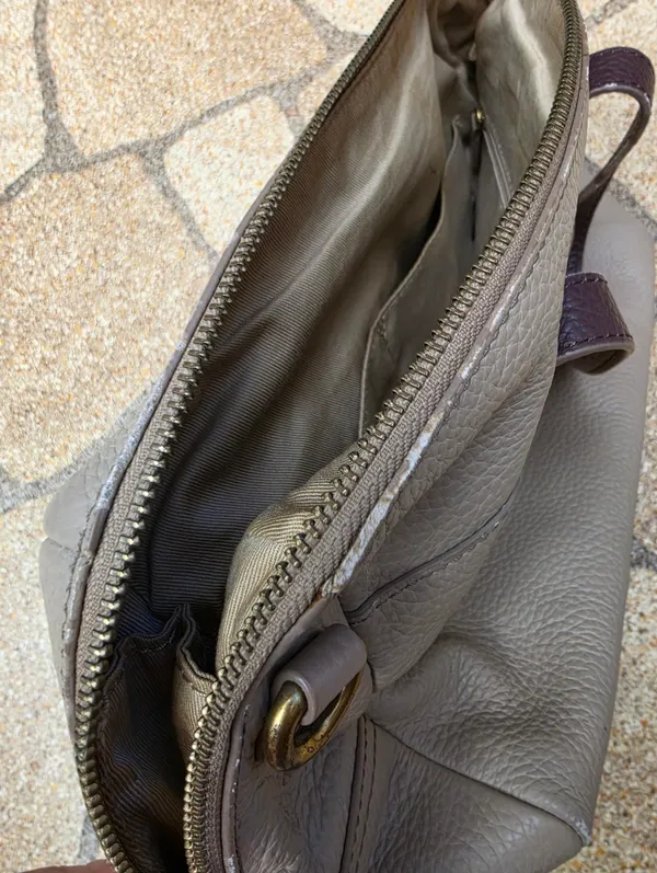 Fossil Tan Pebbled Leather Purse - Image 14