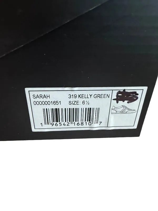Shu Shop Sarah Sneakers Tennis Shoes Athletic Kelly Green Lace-Up Size 6.5 NIB - Image 10