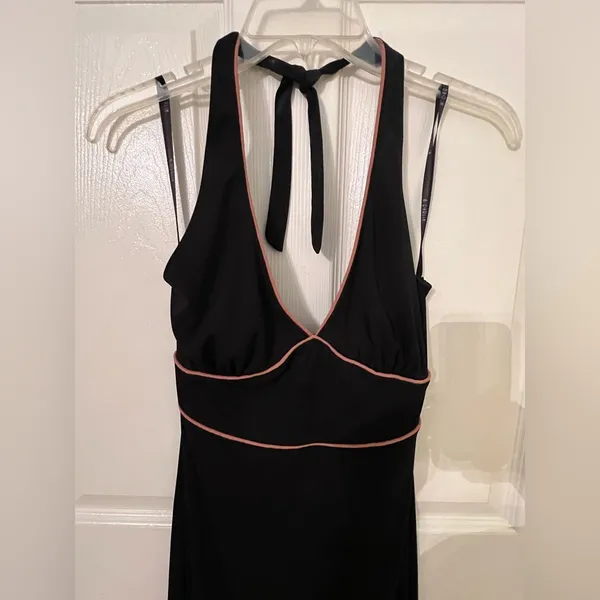 B. Darlin Black Cocktail Dress. Halter Style. - Image 2