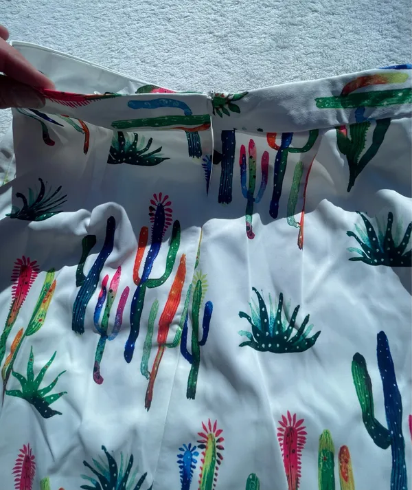 Ovi White Cactus Skirt - Image 11