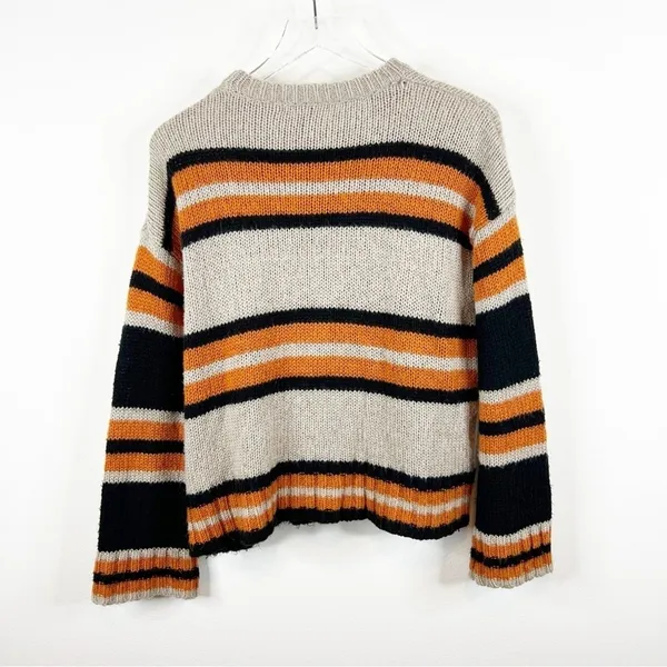 Urban Outfitters Bobby Striped‎ Oversized Boyfriend Sweater Women's Size XS - Image 3