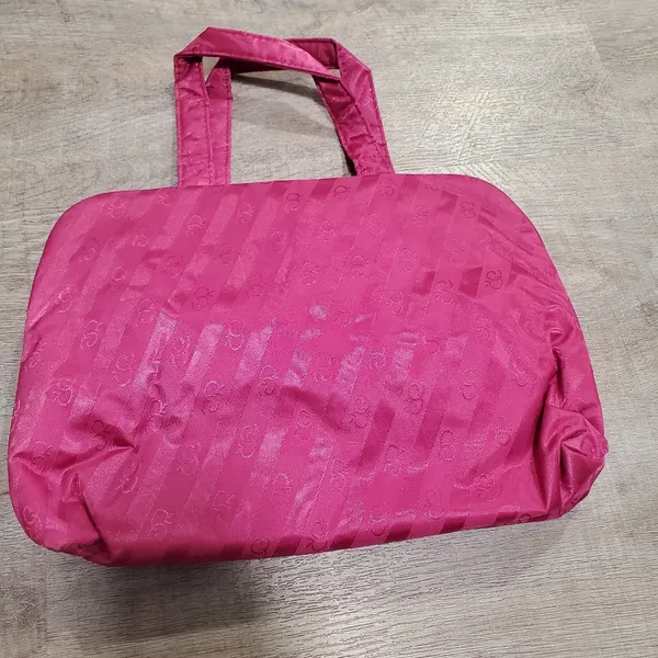 Oscar De La Renta Pink Snap Closure Makeup Bag - Image 7