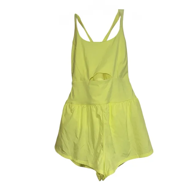 NWOT Free People Movement X Free People Righteous Runsie in Sour Citrus - Image 10