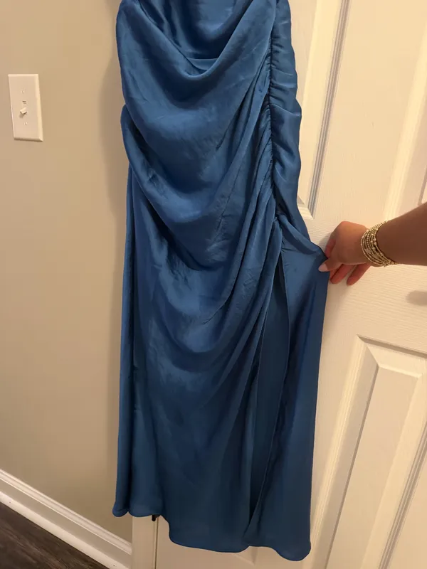 Abercrombie Midi Dress Satin - Image 3