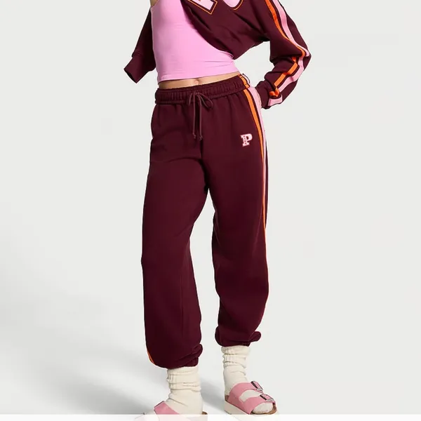 PINK Victoria's Secret Ivy Fleece Relaxed Sweatpants - Image 2