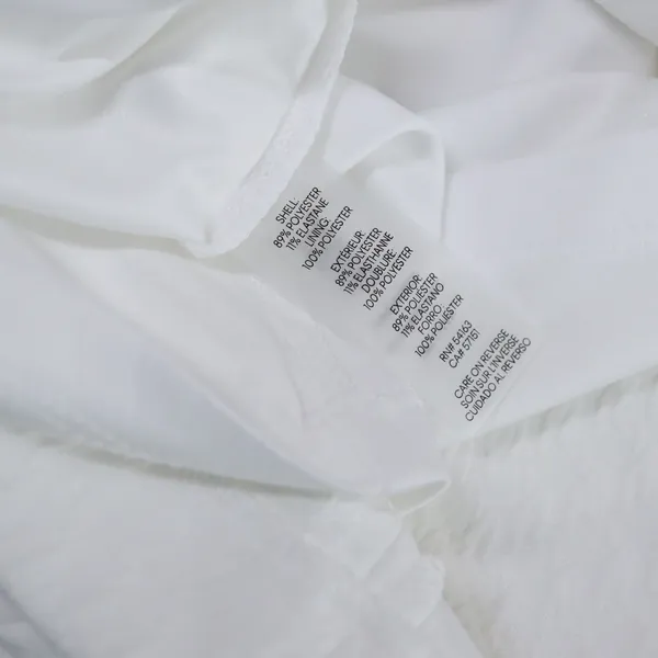 Tommy Hilfiger Shift‎ Dress 8 White Textured Pique Pocket Sleeveless Mod Preppy - Image 6