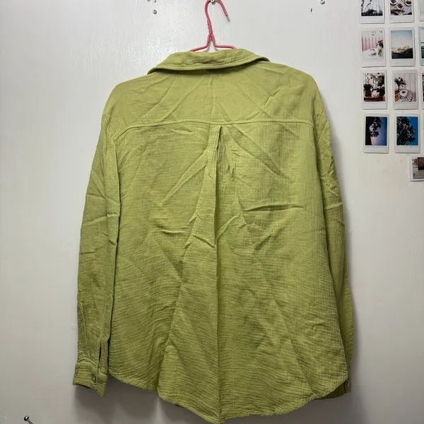 Princess Polly Mahalia Shirt Green - Image 7