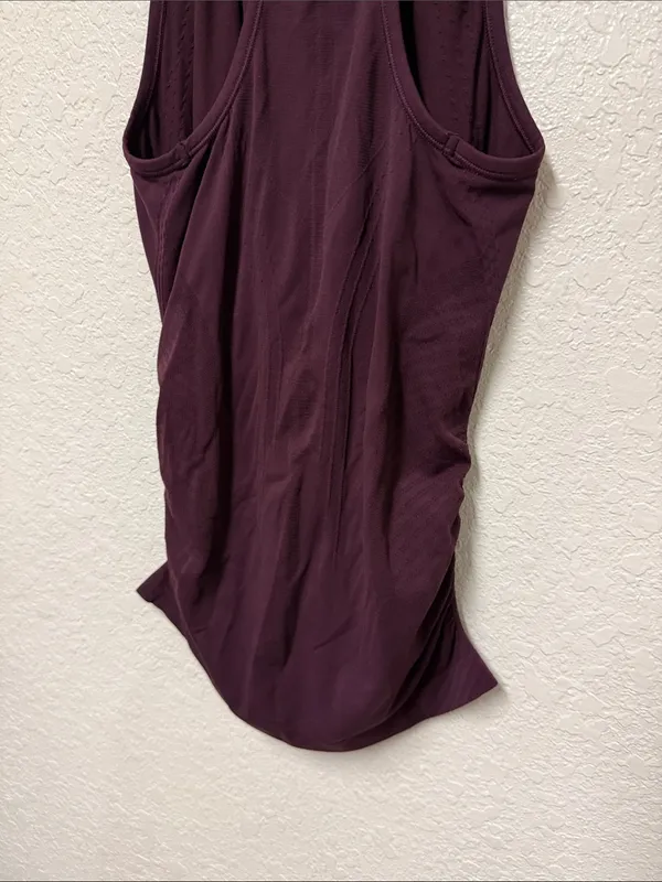 ATHLETA Speedlight Seamless Tank Top - Deep Wine Size XS - Image 12