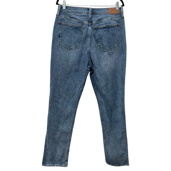 Madewell The Curvy Perfect Vintage Jean Womens Size 30T Blue Denim Straight Leg - Image 2
