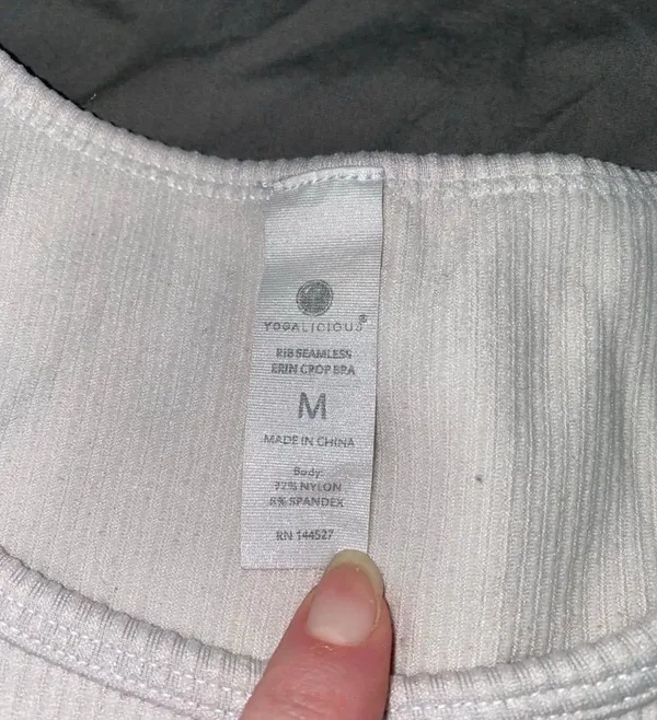 Athletic Top White Size M - Image 7