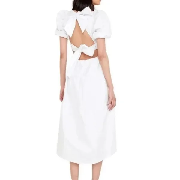 ✨Bardot Tiered MIDI White Sz 6/S Dress✨ - Image 5