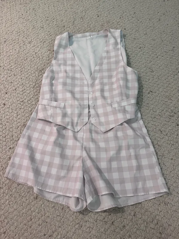 Gingham set White - Image 2
