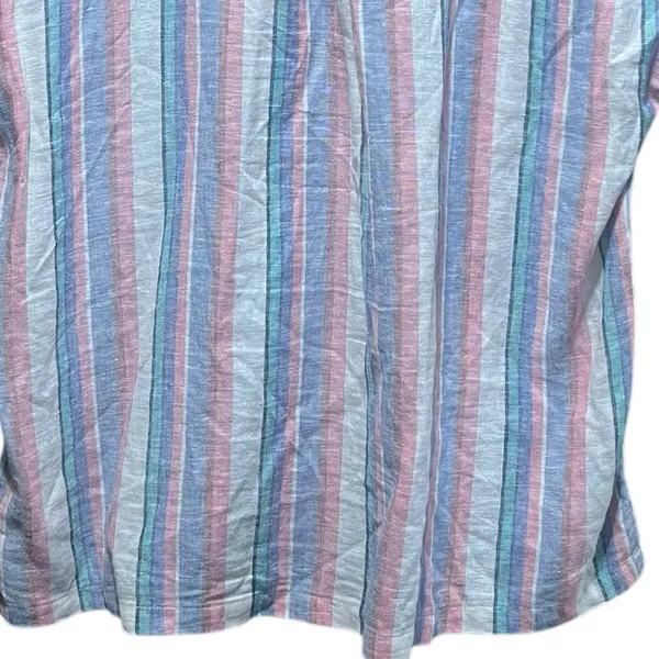 Orvis Women's Short Sleeve Linen Blend‎ Button-Up Shirt Size Medium - Image 12