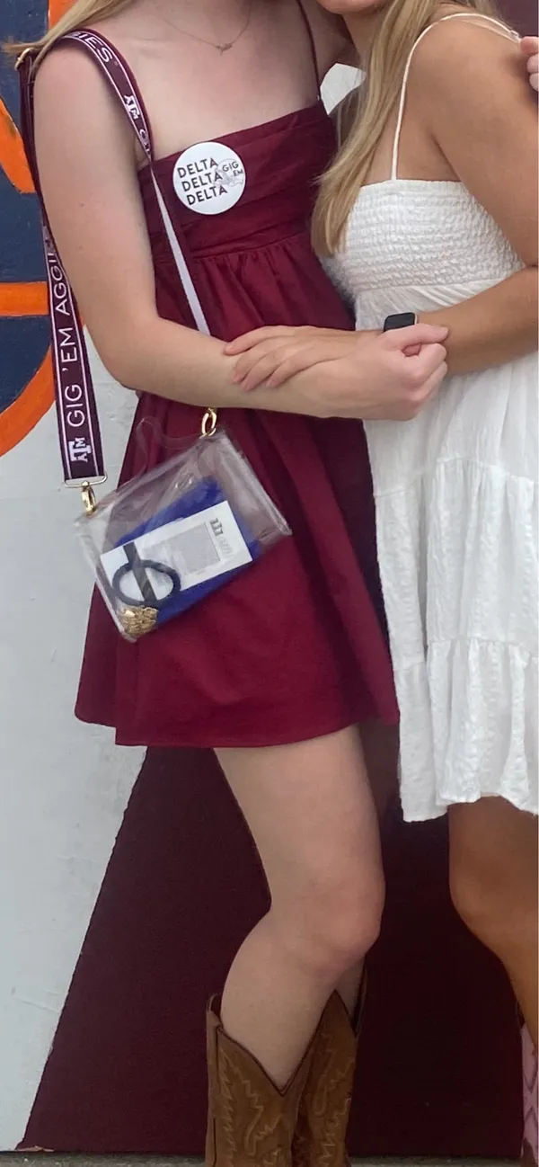 Boutique Maroon dress - Image 2