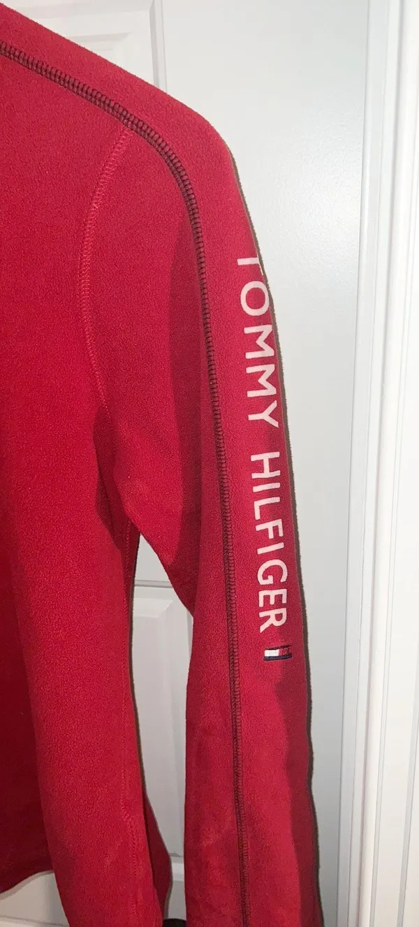 Tommy Hilfiger Vintage Fleece Pullover Size Medium - Image 2