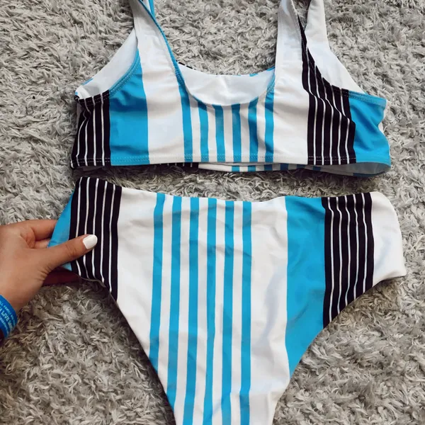 SheIn Striped Bikini Set - Image 3