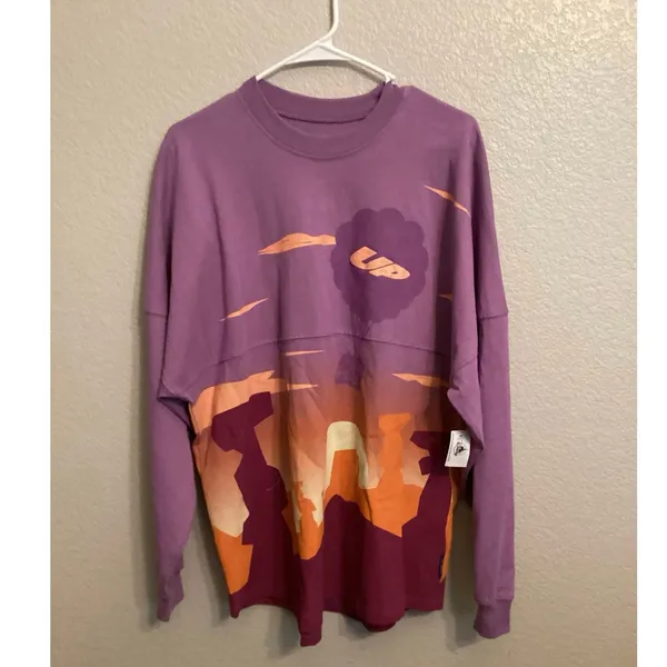 NWT Disney Parks Pixar Paradise Falls Up Spirit Jersey M - Image 3