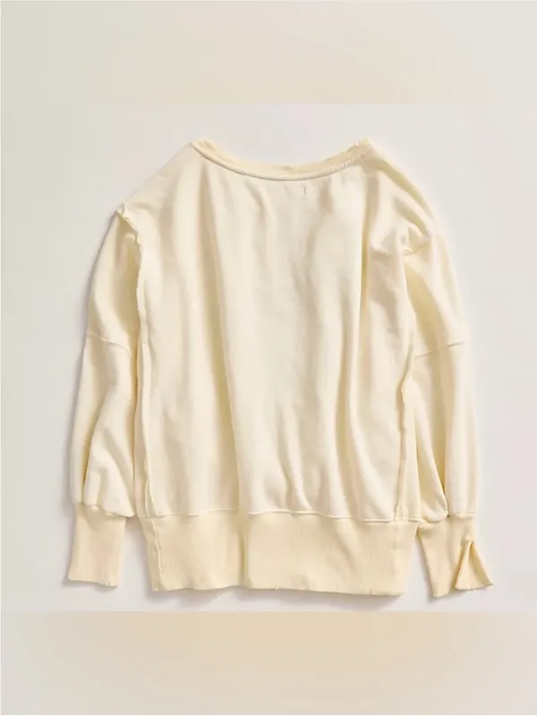 NWT Free People We The Free Graphic Camden Pullover - duck combo mallard - Large - Image 10