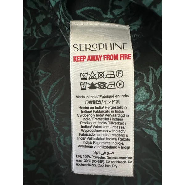 Seraphine Alfie Tunic Layering Maternity Dress with Collar green size 12 - Image 9