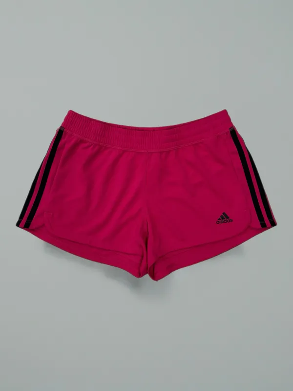 🏋🏻‍♀️ Adidas Athletic Shorts in Hot Pink w/ Black Stripes | Women’s Sz Sm - Image 2