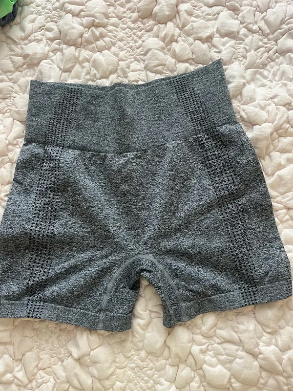 Grey Amazon Biker Shorts  - Image 2