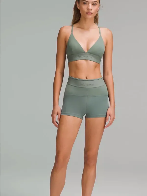 lululemon athletica Sage Green High-Rise Bike Shorts - Image 4