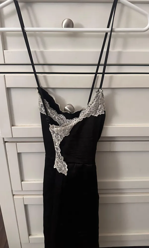 PacSun Black And White Lace Dress - Image 3