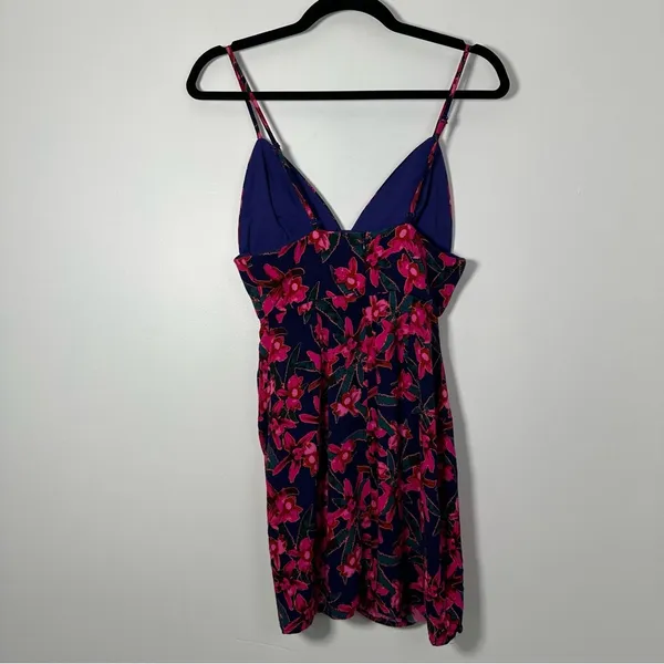 Revolve NBD Strappy Floral Bunched Mini Dress XS - Image 3