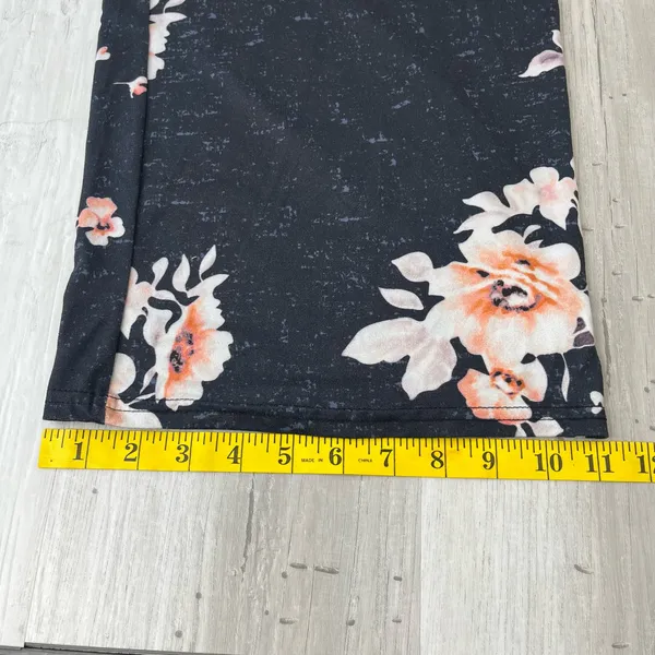 Floral Wide Leg High Waisted Soft Loungewear Comfy Pajama PJ Pants Size: Medium - Image 9
