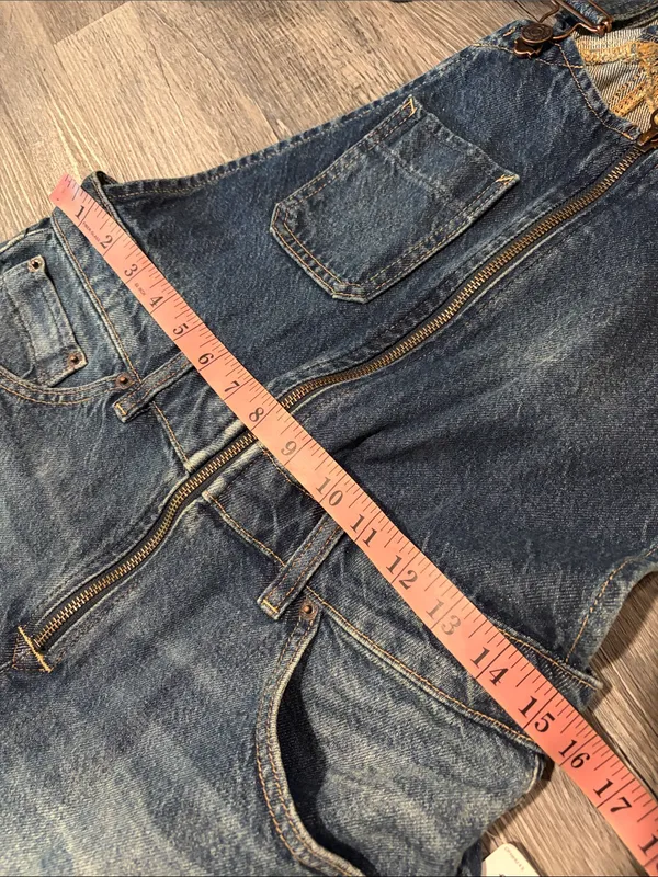 Free People Sunkissed Short Overalls, Sz 4 NWT - Image 9