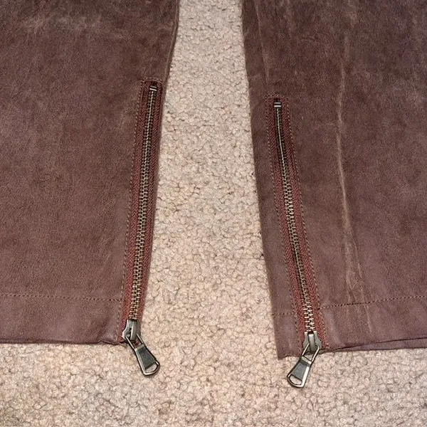 Free People We The Free Titan Vegan Suede Pants Brown 27‎ - Image 8