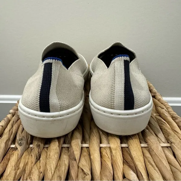 Rothy's Cream The Original Slip On Flat Casual‎ Shoe 6 - Image 6