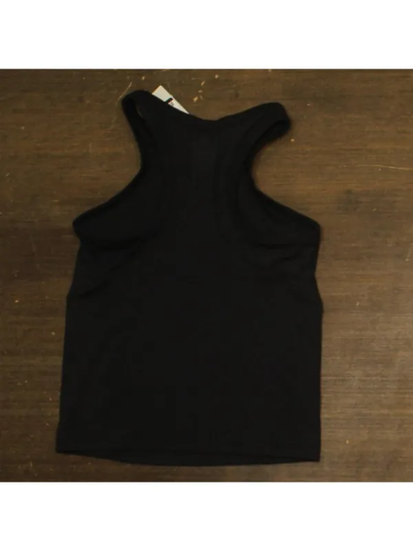 All In Motion High Neck Racerback Stretchy Tank Top 92933111 Black XS - Image 2