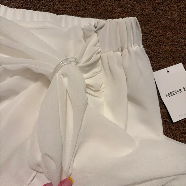 Forever 21 Skirt White - Image 3