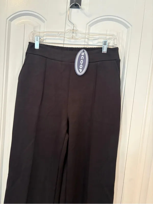 Scoop black wide leg pants size small - Image 3