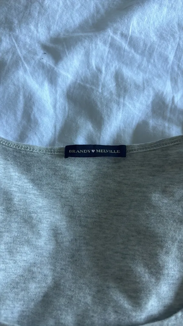 Brandy Melville Gray Top - Image 3