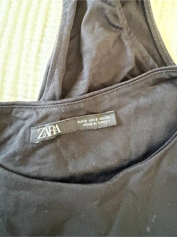 Zara Black Halter Neck Bodysuit - Image 5