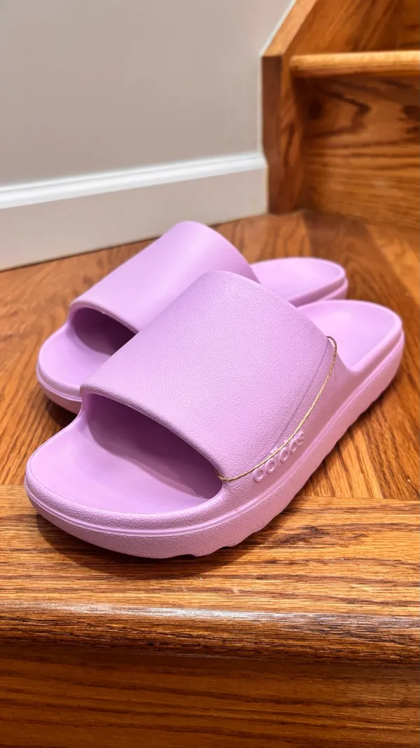 Guaranteed Authentic adidas Adilette Lumia Slides in Bliss Lilac Women:10 Men:9 - Image 2