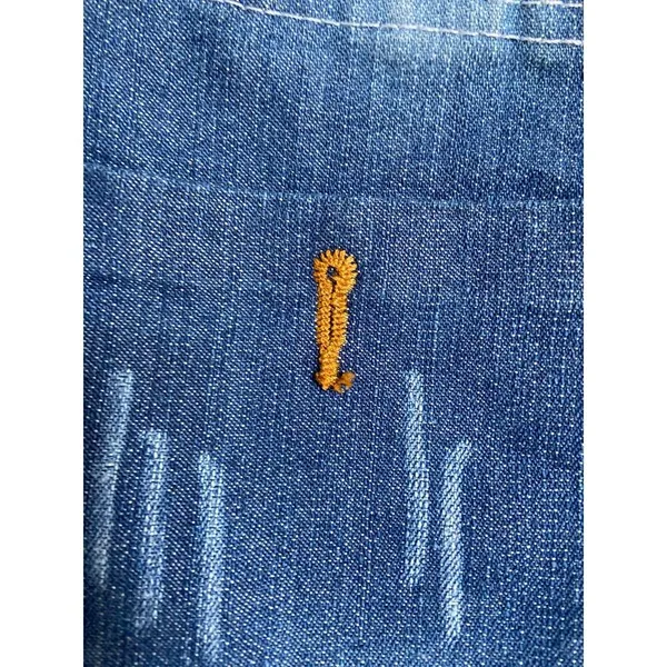 Womens Skirt Sz Small Blue Denim Jean Mini‎ Short - Image 5