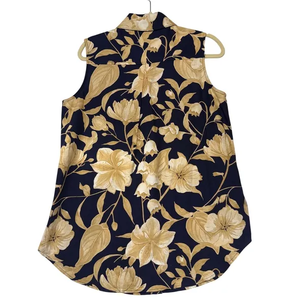 Joie Floral Linen Set Sleeveless Top and Wide Leg‎ Pants Relax Vaca Luxe Size M - Image 8