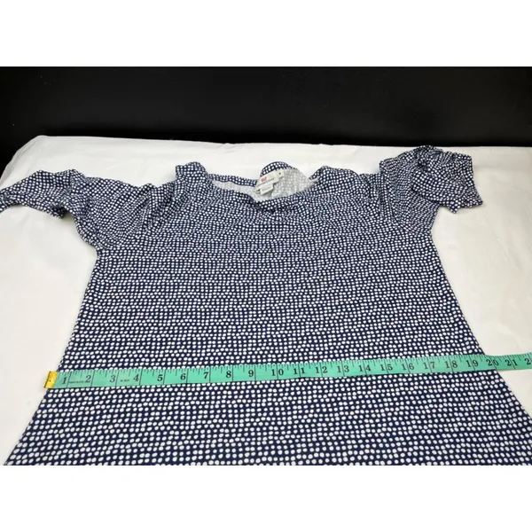 Vineyard Vine Women's Blue Dotted/Dress Shift Sz M SKU 4105 - Image 8