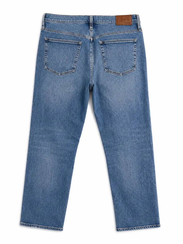 Madewell Women’s Jeans 36x32 Tall Blue Wash Straight Leg Cotton Stretch Denim - Image 3