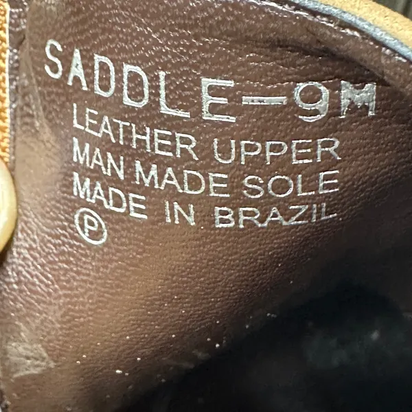 Etienne Aigner Women Ankle Boots 9M Saddle Brown‎ Zip Square Toe Equestrian Chic - Image 2