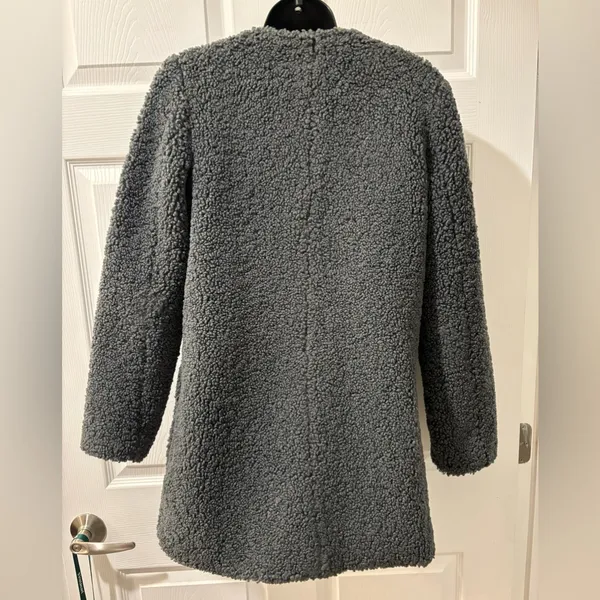 Greylin grey teddy bear coat xs - Image 4