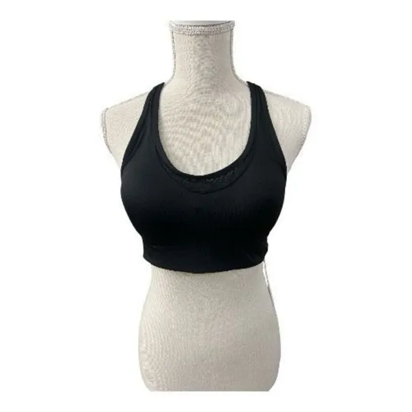 Victoria's Secret Pink Sport Bra M Ultimate Lightly Lined Black Back Closure - Image 12