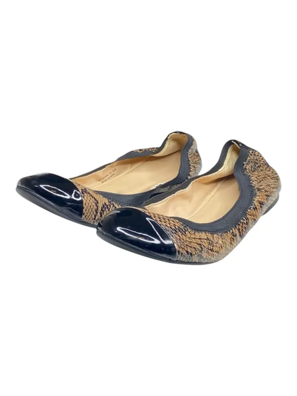 Cole Haan ⌘ Deltona Cap Toe Gore Leather Ballet Flats ⌘ Brown Snakeskin ⌘ 7.5M - Image 8