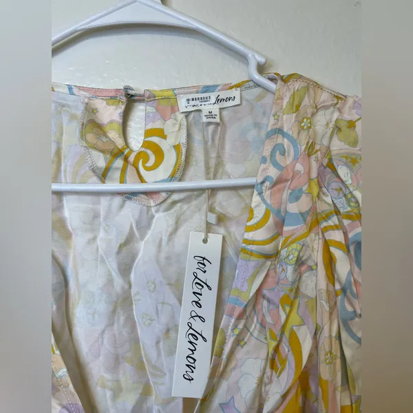 For Love‎ And Lemons Set NWT Marcia Crop Top M and Aiko Mini Skirt Size S - Image 7