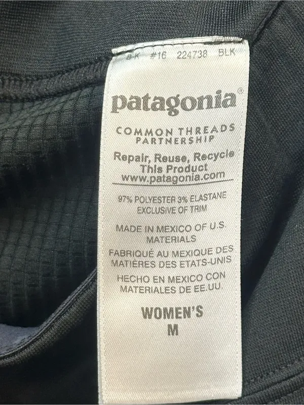 Patagonia Women’s M Black Athletic Leggings Stretch Yoga Running - Image 8