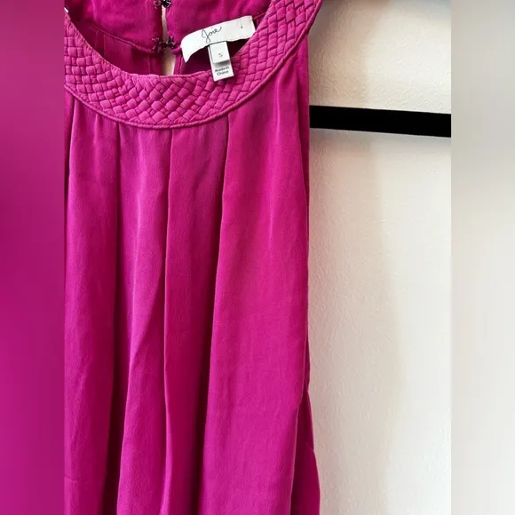 Joie Pink Women’s 100% silk fantina pink tank‎ top Size Small - Image 5