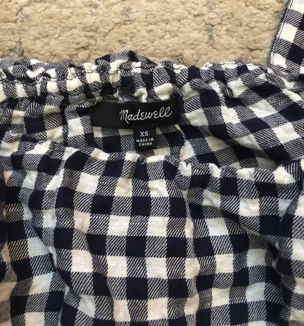 Madewell Gingham Tank Top - Image 4